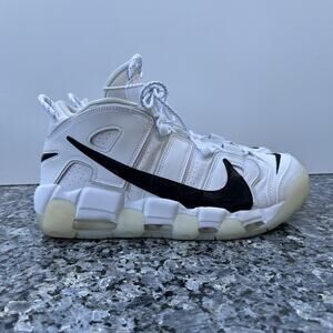 Nike Air More Uptempo 96 Copy Paste White Black Sneakers Men’s SZ 12 DQ5014-100